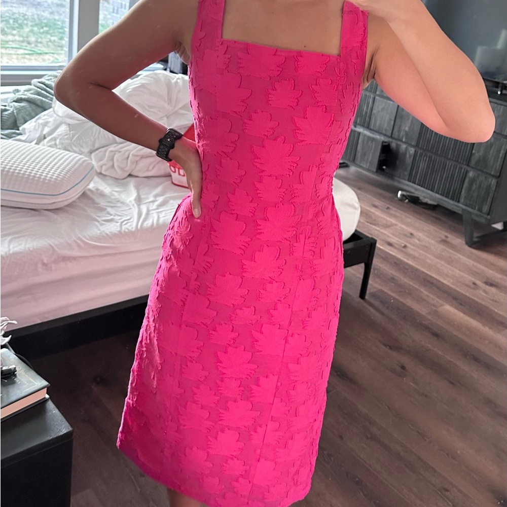 Elegant Pink Sleeveless Dress